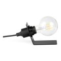ONLI - Настільна лампа WIRE 1xE27/15W/230V 10 см чорний