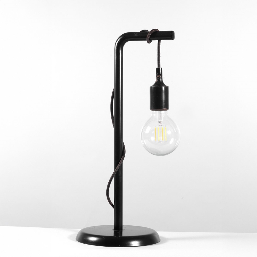 ONLI - Настільна лампа WIRE 1xE27/15W/230V 50 см чорний