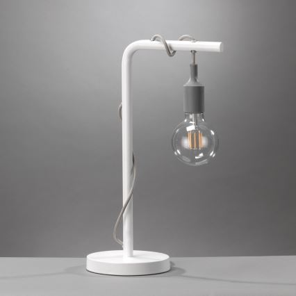 ONLI - Настільна лампа WIRE 1xE27/15W/230V 50 см сірий/білий