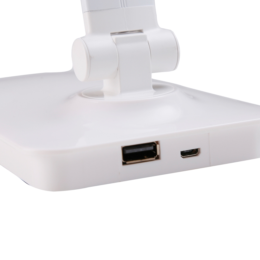 ONLI - Настільна сенсорна LED лампа з регулюванням яскравості та USB-портом DESKI LED/7W/230V 4000K білий