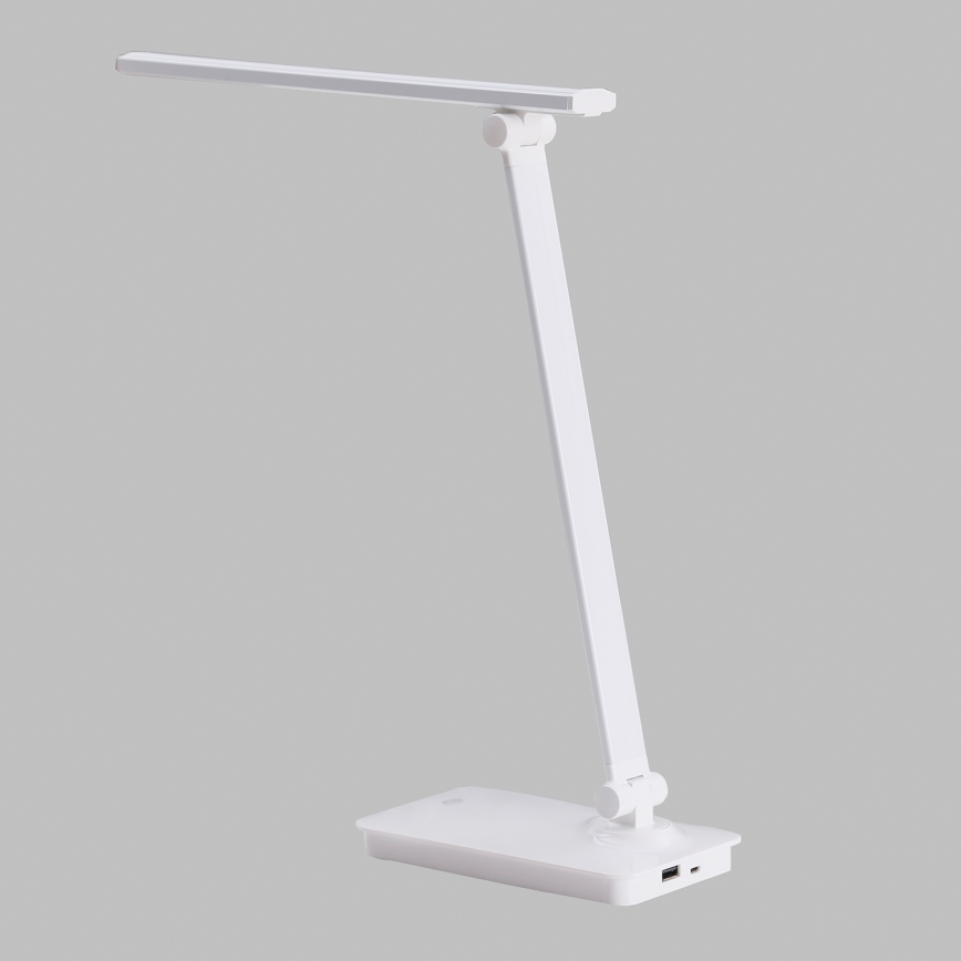 ONLI - Настільна сенсорна LED лампа з регулюванням яскравості та USB-портом DESKI LED/7W/230V 4000K білий