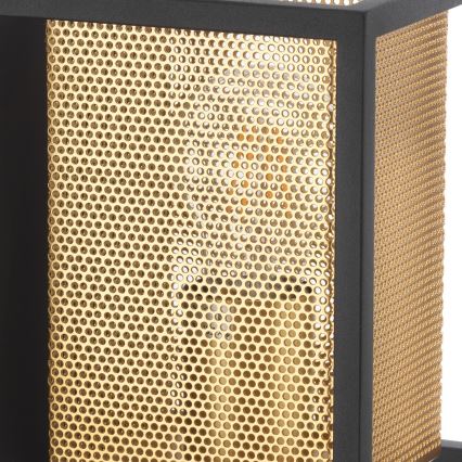 ONLI - Настінний світильник MALIK 1xE27/22W/230V золотий/чорний