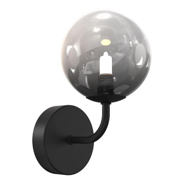 ONLI - Настінний світильник PALOMA 1xG9/10W/230V чорний/димчастий