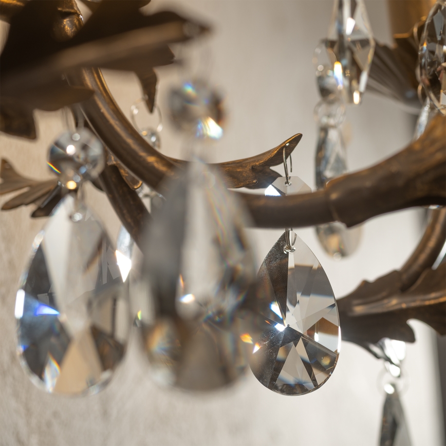 ONLI - Настінний світильник TERESA 5xE14/6W/230V бронзовий