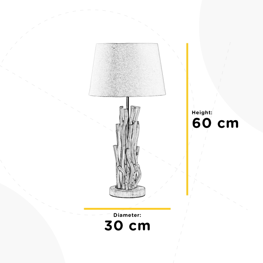 ONLI - Настольная лампа AGAR 1xE27/22W/230V 60 см