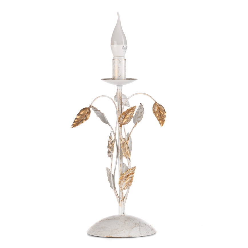 ONLI - Настольная лампа COLLANA 1xE14/6W/230V 40 см белый