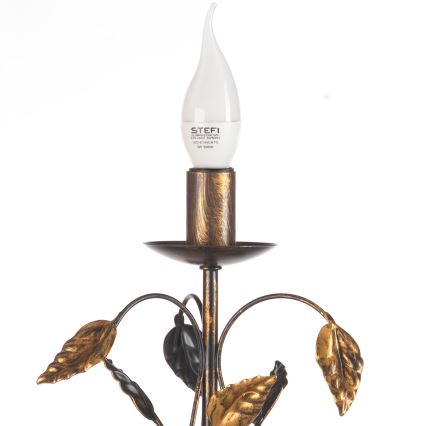 ONLI - Настольная лампа COLLANA 1xE14/6W/230V 40 см бронзовый