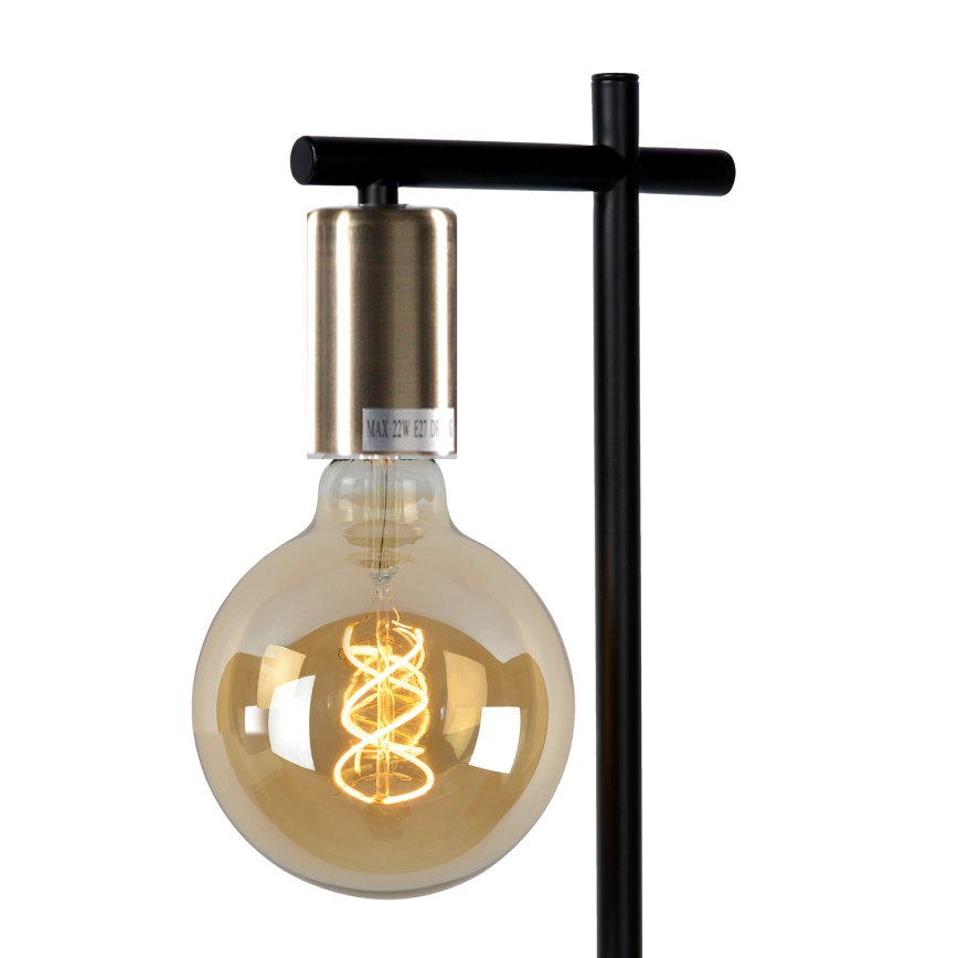ONLI - Настольная лампа CROSS 1xE27/22W/230V черный/латунь
