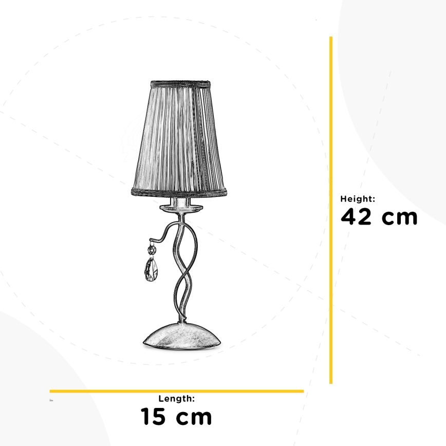 ONLI - Настольная лампа DELIA 1xE14/6W/230V 42 см