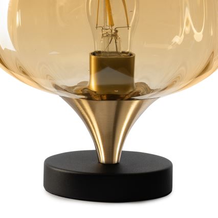 ONLI - Настольная лампа ELIDE 1xE27/15W/230V чёрная/медная