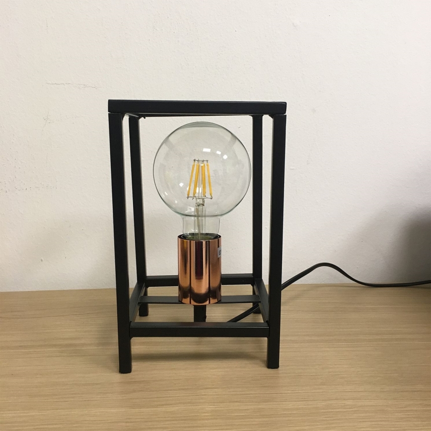 ONLI - Настольная лампа FLOKI 1xE27/15W/230V 20 см черный/медный
