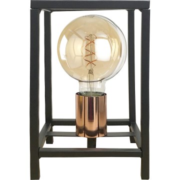 ONLI - Настольная лампа FLOKI 1xE27/15W/230V 20 см черный/медный