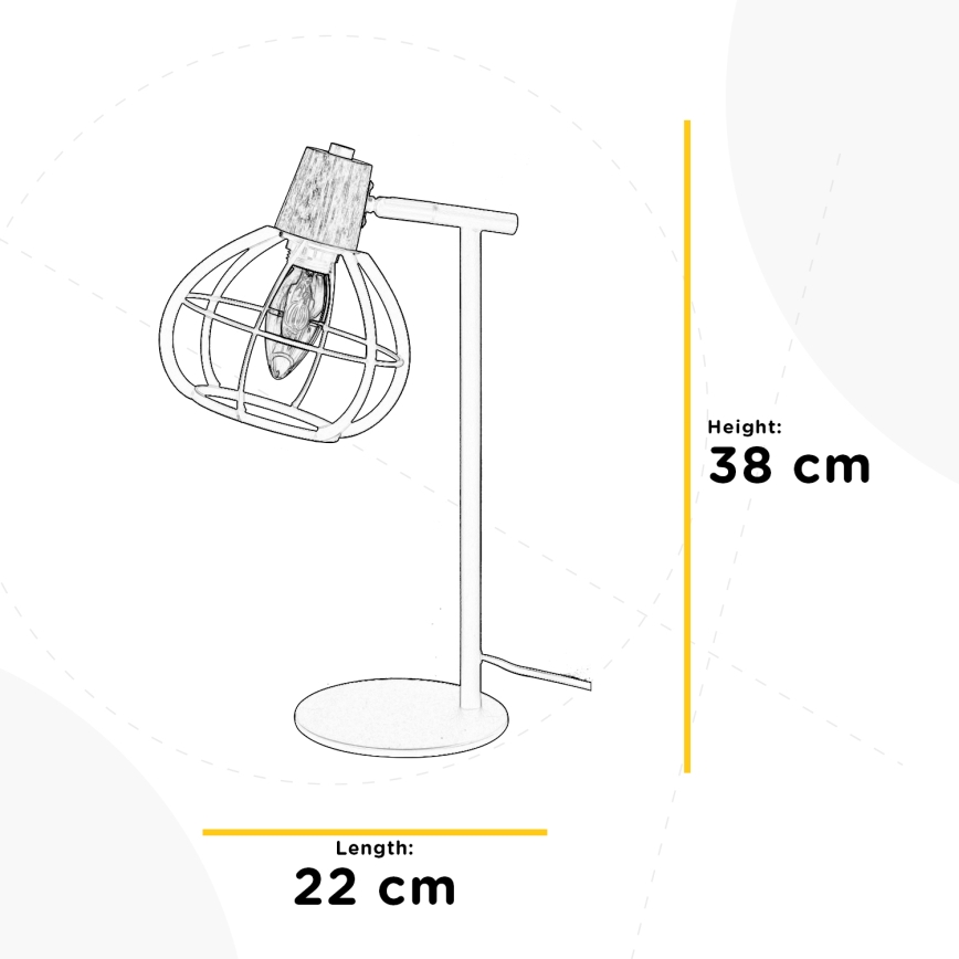 ONLI - Настольная лампа GINGER 1xE14/6W/230V