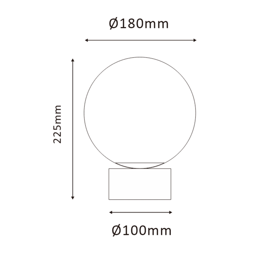 ONLI - Настольная лампа JANET 1xE14/6W/230V диаметр 20 см