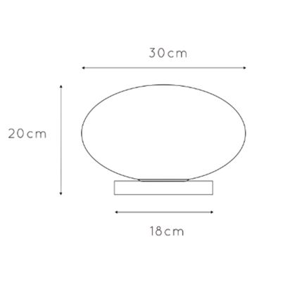 ONLI - Настольная лампа JANET 1xE27/6W/230V диаметр 30 см