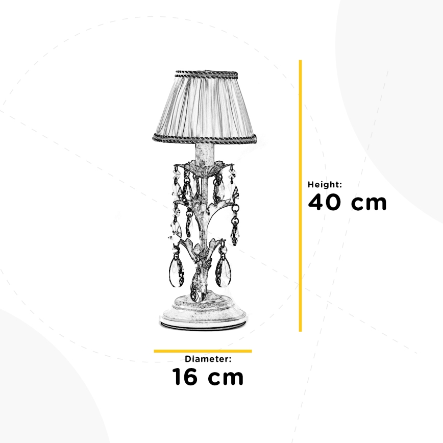 ONLI - Настольная лампа KAREN 1xE14/6W/230V золотой