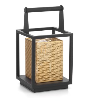 ONLI - Настольная лампа MALIK 1xE27/22W/230V 29 см золотистый/черный