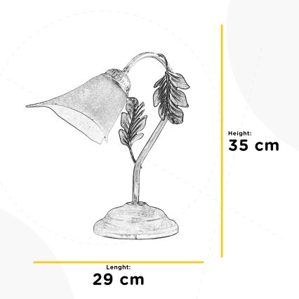 ONLI - Настольная лампа MARILENA 1xE14/6W/230V 35 см