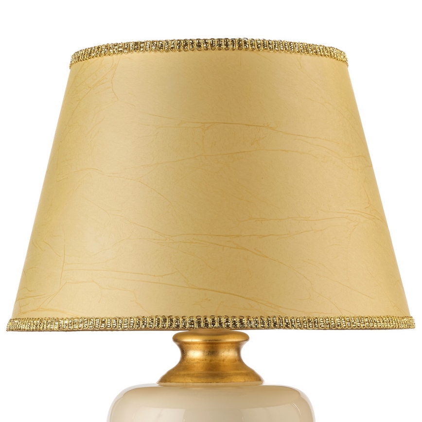 ONLI - Настольная лампа MOZART 1xE27/22W/230V бежевый/золотой 75 см