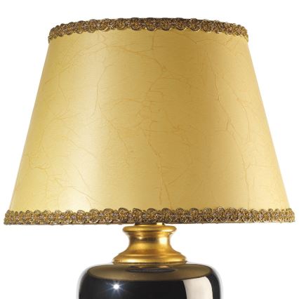 ONLI - Настольная лампа MOZART 1xE27/22W/230V черный/золотой 75 см