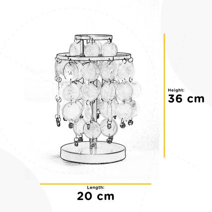 ONLI - Настольная лампа RUBEN 2xE14/6W/230V