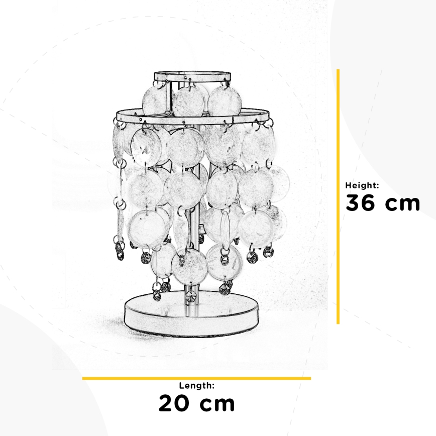 ONLI - Настольная лампа RUBEN 2xE14/6W/230V