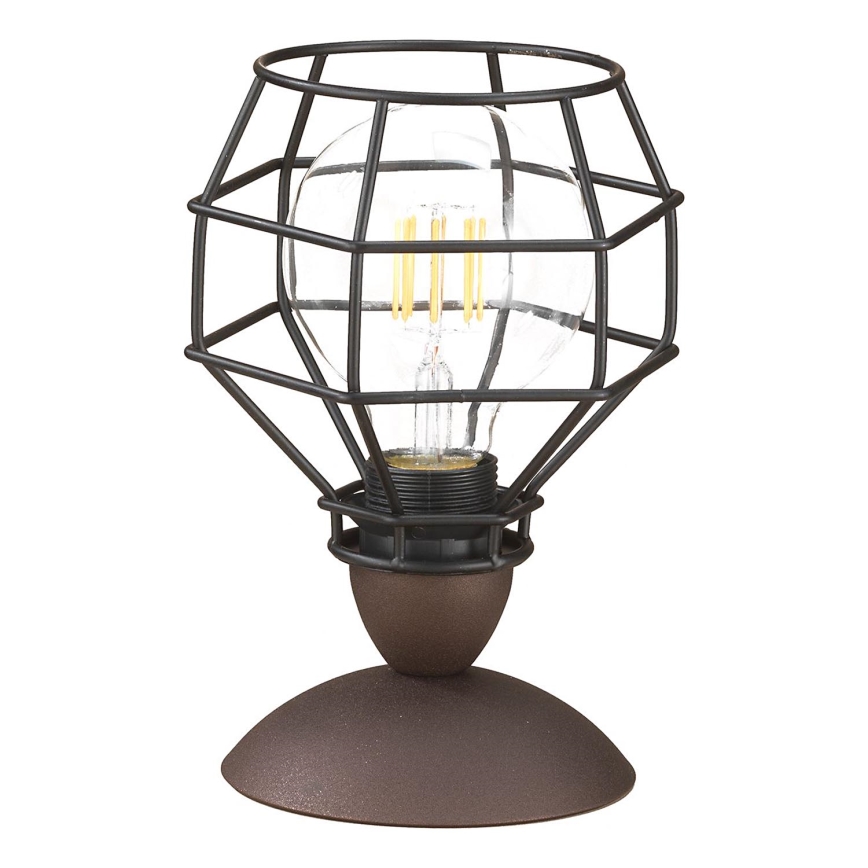 ONLI - Настольная лампа SPIDER 1xE27/15W/230V 23 см черный/коричневый