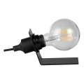 ONLI - Настольная лампа WIRE 1xE27/15W/230V 9 см черный
