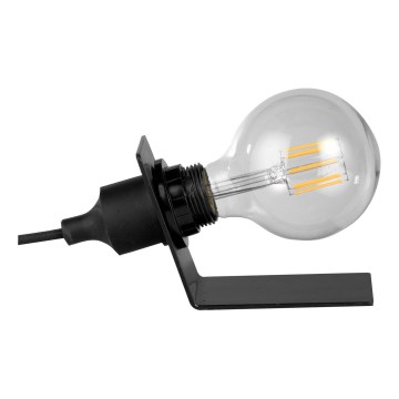 ONLI - Настольная лампа WIRE 1xE27/15W/230V 9 см черный