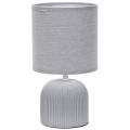 ONLI - Настольная лампа SHELLY 1xE27/22W/230V серый 28 см