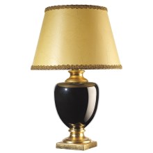 ONLI - Настільна лампа MOZART 1xE27/22W/230V чорний/золотий 75 см