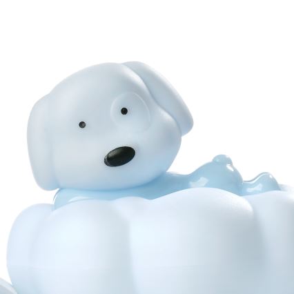 ONLI - LED Перезаряжаемый детский ночник NUVOLINA LED/2,5W/5V 300 mAh собачка/синий