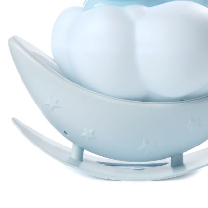 ONLI - LED Перезаряжаемый детский ночник NUVOLINA LED/2,5W/5V 300 mAh зайчик/синий