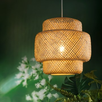 ONLI - Підвісна люстра BAMBOO 1xE27/22W/230V бамбук