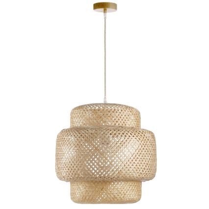 ONLI - Підвісна люстра BAMBOO 1xE27/22W/230V бамбук