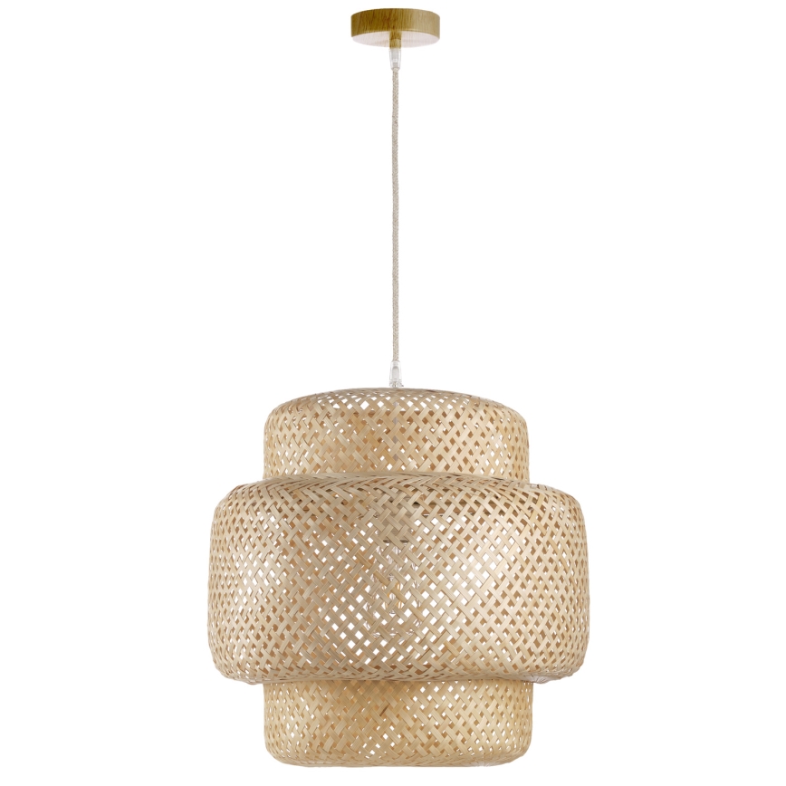 ONLI - Підвісна люстра BAMBOO 1xE27/22W/230V бамбук