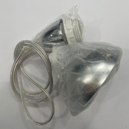 ONLI - Підвісна люстра BRUCE 1xE27/15W/230V діаметр 45 см матовий хром
