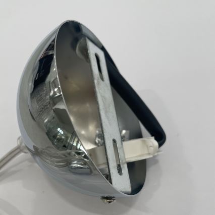 ONLI - Підвісна люстра BRUCE 1xE27/15W/230V діаметр 45 см матовий хром