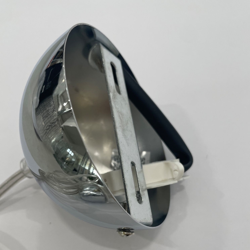ONLI - Підвісна люстра BRUCE 1xE27/15W/230V діаметр 45 см матовий хром