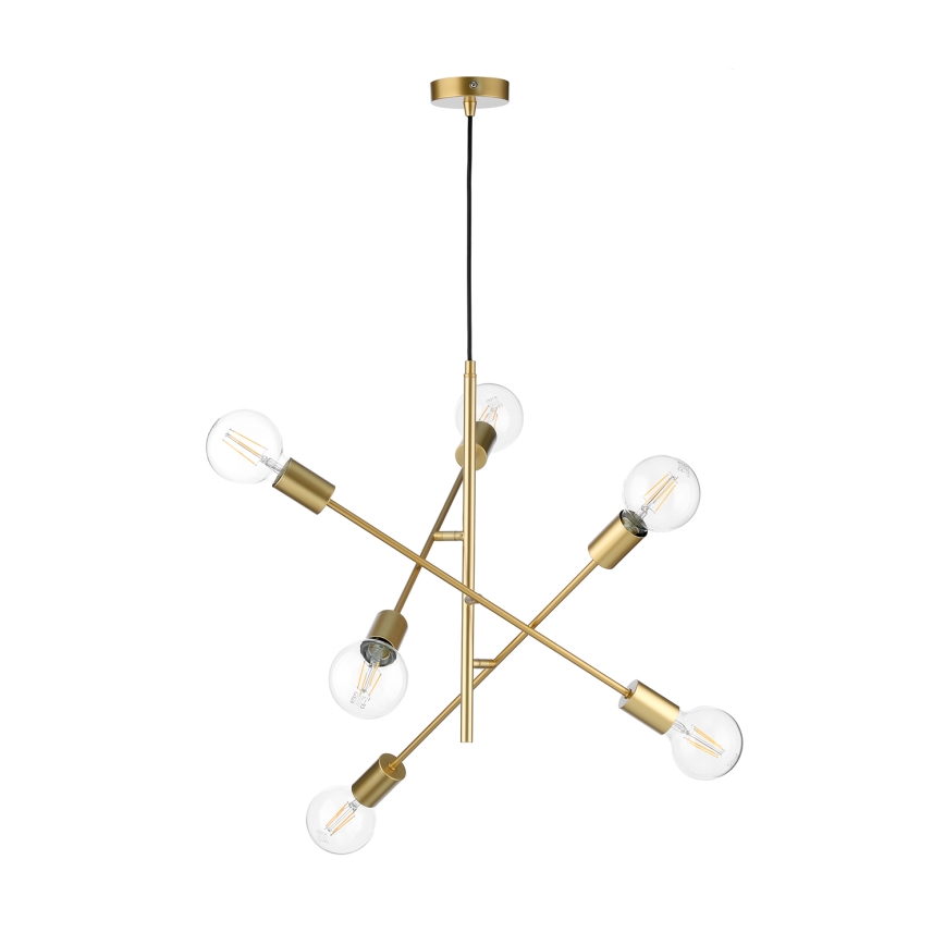 ONLI - Підвісна люстра CROSS 6xE27/22W/230V