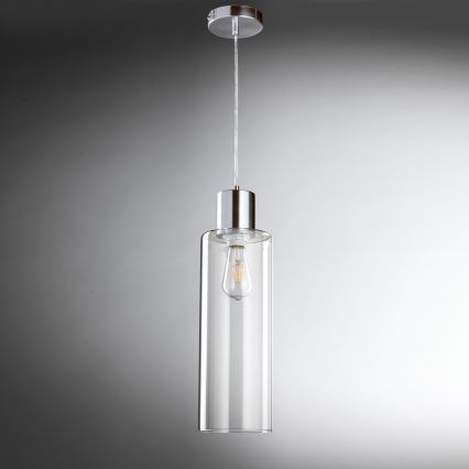ONLI - Підвісна люстра DODO 1xE27/22W/230V глянцевий хром