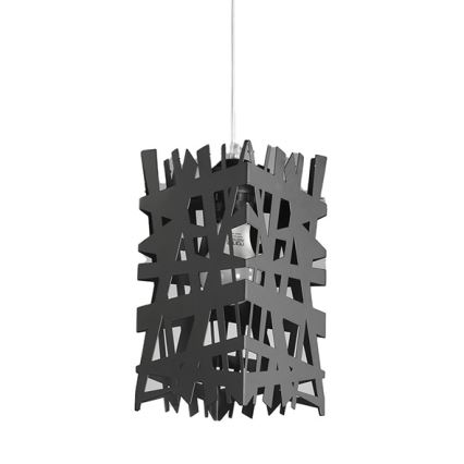 ONLI - Підвісна люстра FORESTA 1xE27/15W/230V чорний