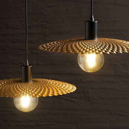 ONLI - Підвісна люстра GOLDEN 1xE27/22W/230V золотий/чорний