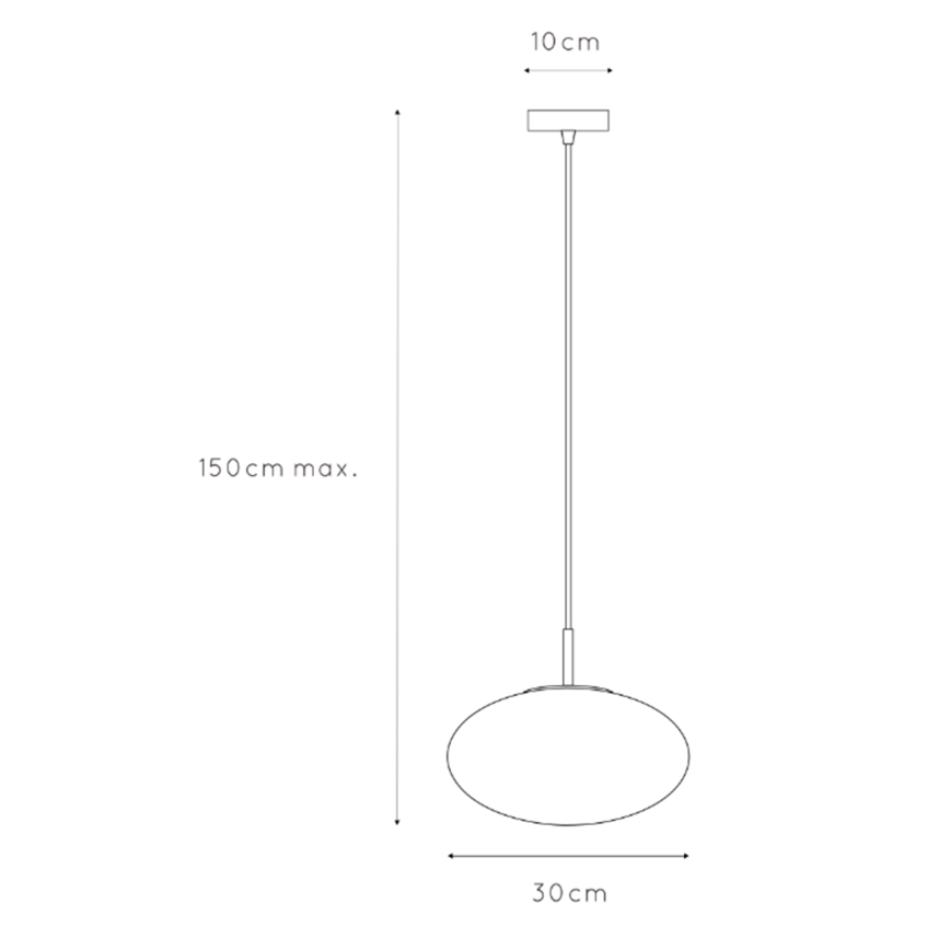 ONLI - Підвісна люстра JANET 1xE27/6W/230V діаметр 30 cm