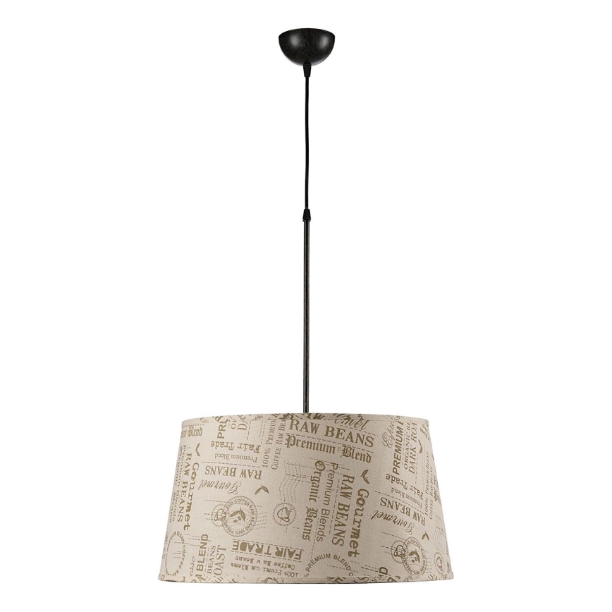 ONLI - Підвісна люстра MAIDA 1xE27/15W/230V діаметр 50 см коричневий