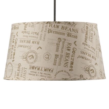 ONLI - Підвісна люстра MAIDA 1xE27/15W/230V діаметр 50 см коричневий