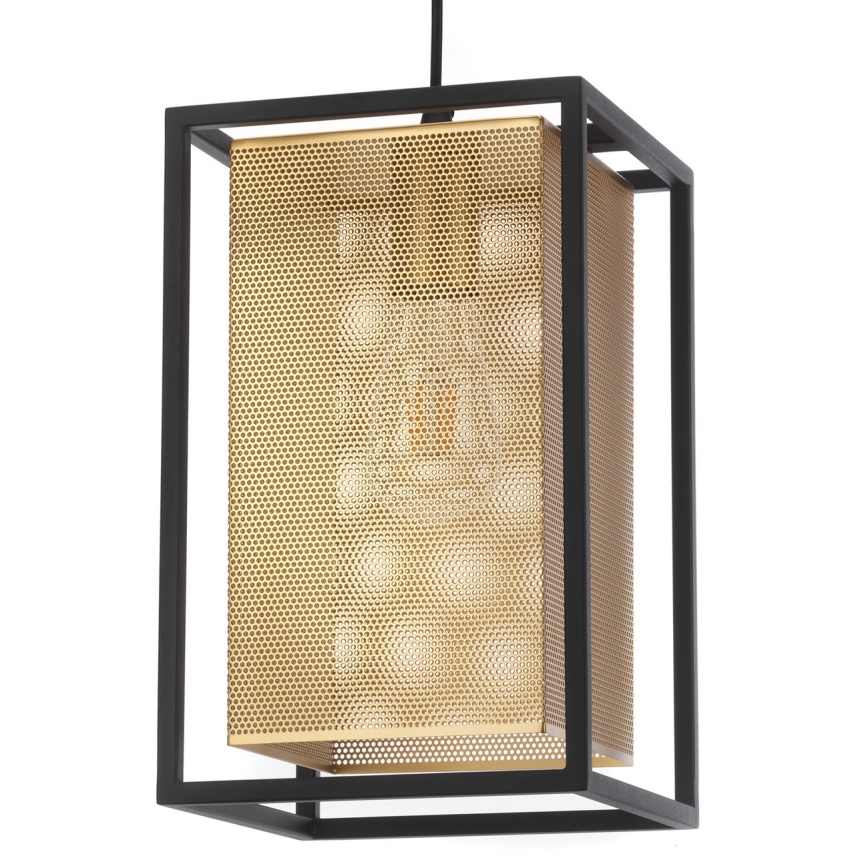 ONLI - Підвісна люстра MALIK 1xE27/22W/230V золотий/чорний
