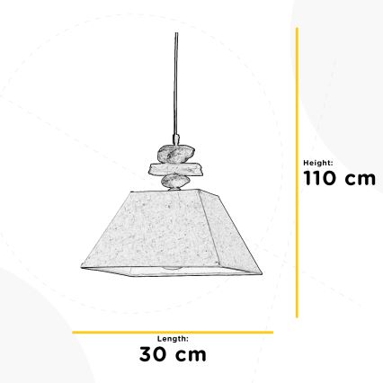 ONLI - Підвісна люстра SEREGON 1xE27/22W/230V