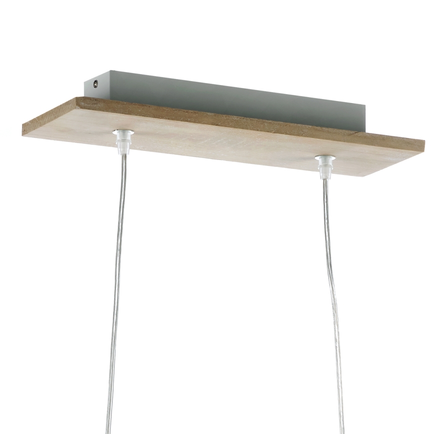 ONLI - Подвесная люстра FLORA 2xE27/22W/230V зеленый/золотистый