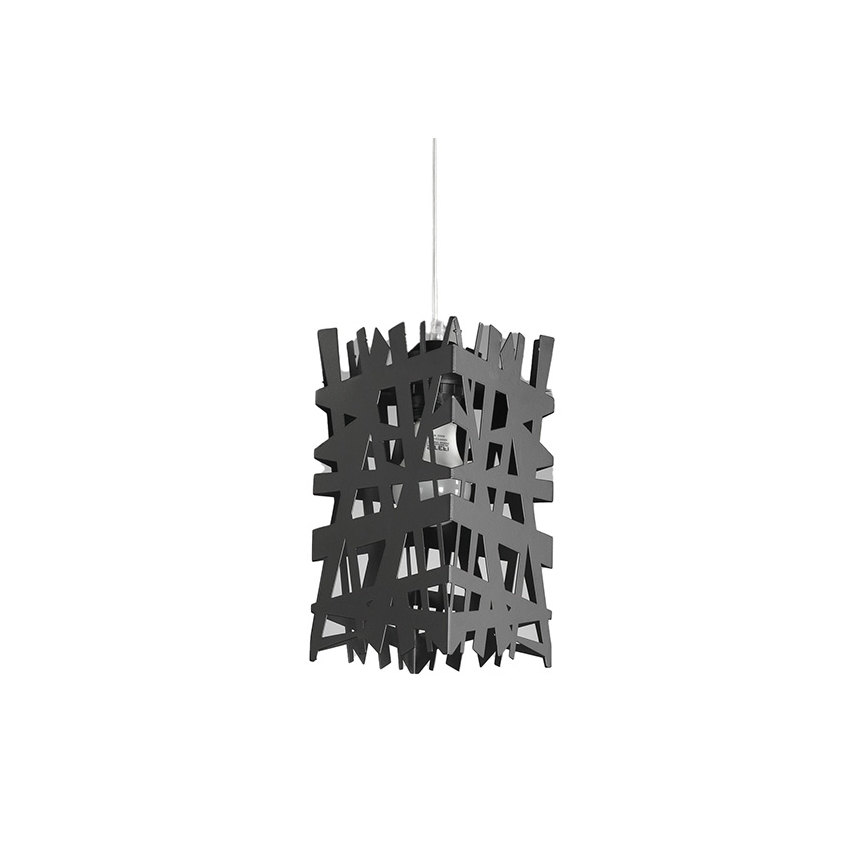 ONLI - Подвесная люстра FORESTA 1xE27/15W/230V черный